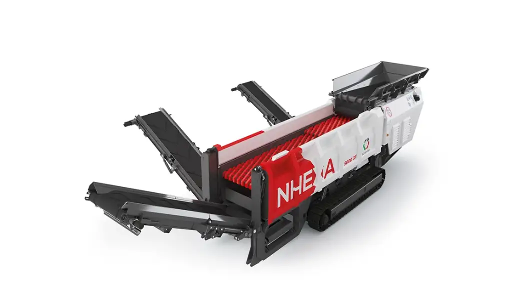 Ef3 NXEHA 5000 2F/3F machine close-up showing detailed engineering and separation components