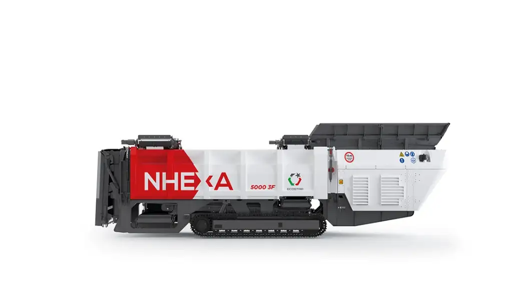 Ef3 NXEHA 5000 2F/3F high-capacity industrial shredder system